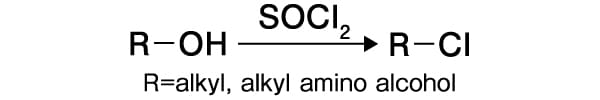 アルコールの塩素化