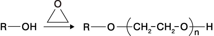 アルコールのEO付加反応